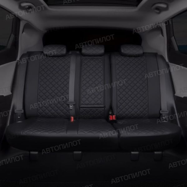 Чехлы Автопилот Экокожа Ромб на Changan CS35