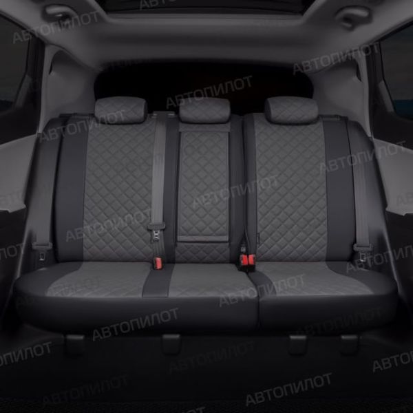 Чехлы Автопилот Экокожа Ромб на Changan CS35
