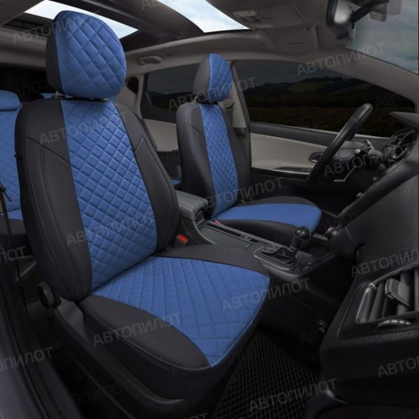 Чехлы Автопилот Экокожа Ромб на Changan CS35