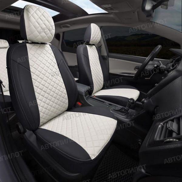 Чехлы Автопилот Экокожа Ромб на Changan CS35