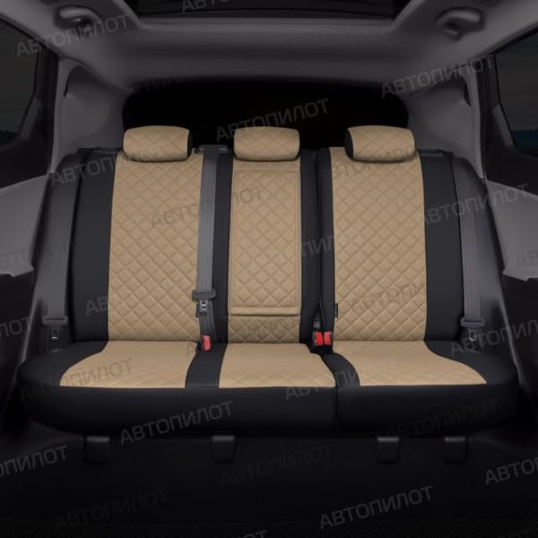 Чехлы Автопилот Экокожа Ромб на Changan CS35