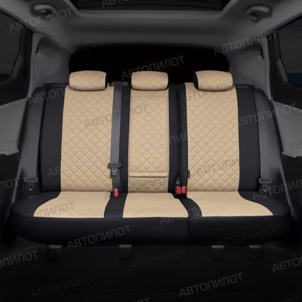 Чехлы Автопилот Экокожа Ромб на Changan CS35