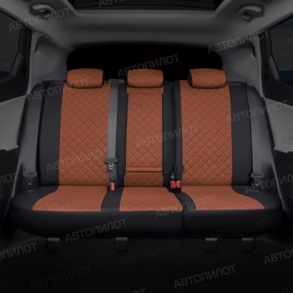 Чехлы Автопилот Экокожа Ромб на Changan CS35