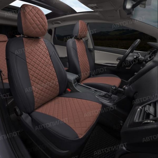 Чехлы Автопилот Экокожа Ромб на Changan CS35