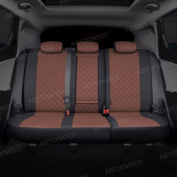 Чехлы Автопилот Экокожа Ромб на Changan CS35