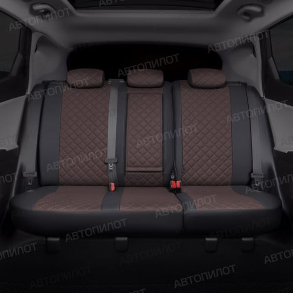 Чехлы Автопилот Экокожа Ромб на Changan CS35