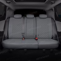 Чехлы Автопилот Экокожа Ромб на Changan CS35