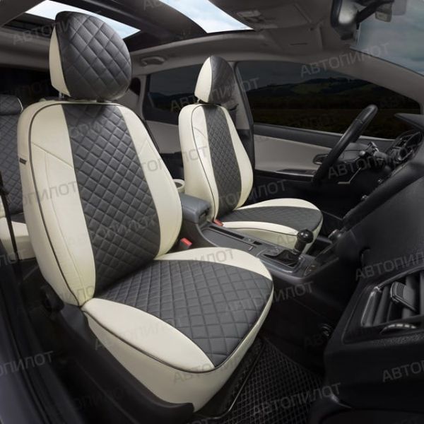 Чехлы Автопилот Экокожа Ромб на Changan CS35