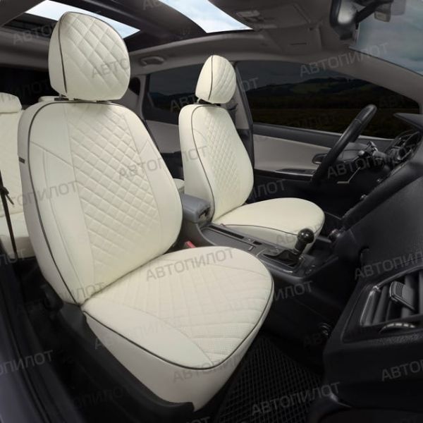 Чехлы Автопилот Экокожа Ромб на Changan CS35