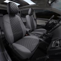 Чехлы Автопилот Экокожа Ромб на Changan CS35