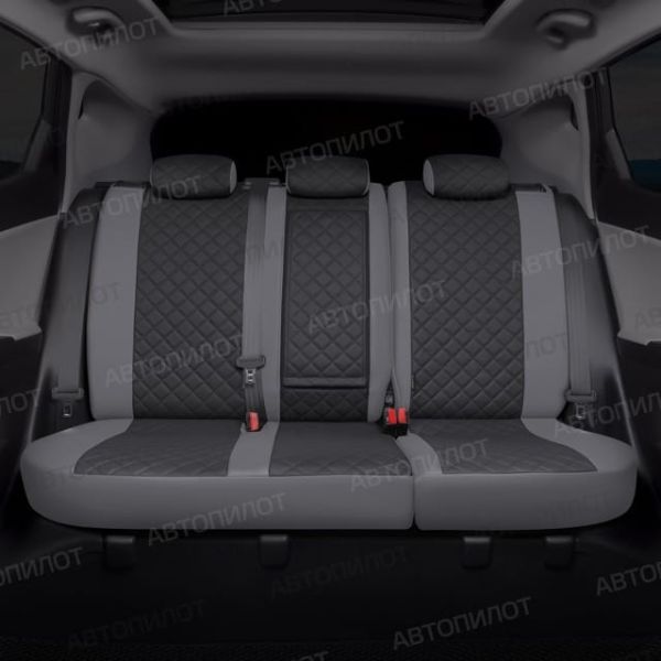 Чехлы Автопилот Экокожа Ромб на Changan CS35