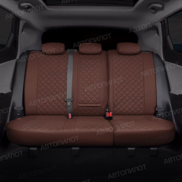 Чехлы Автопилот Экокожа Ромб на Changan CS35