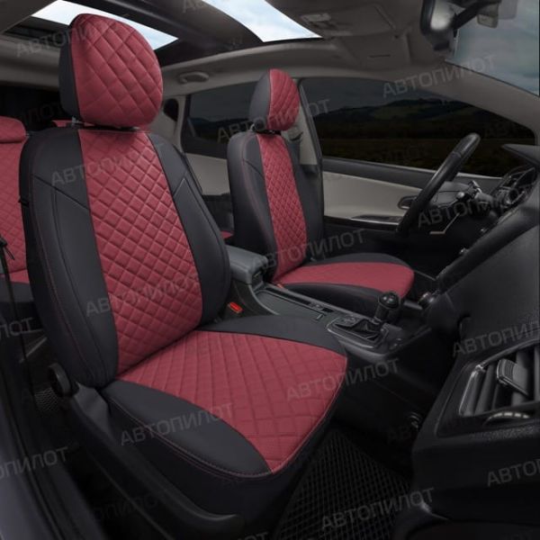 Чехлы Автопилот Экокожа Ромб на Changan CS35