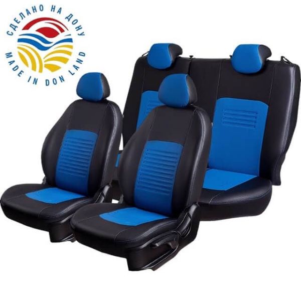 Чехлы Экокожа Турин Классик на Daewoo Gentra