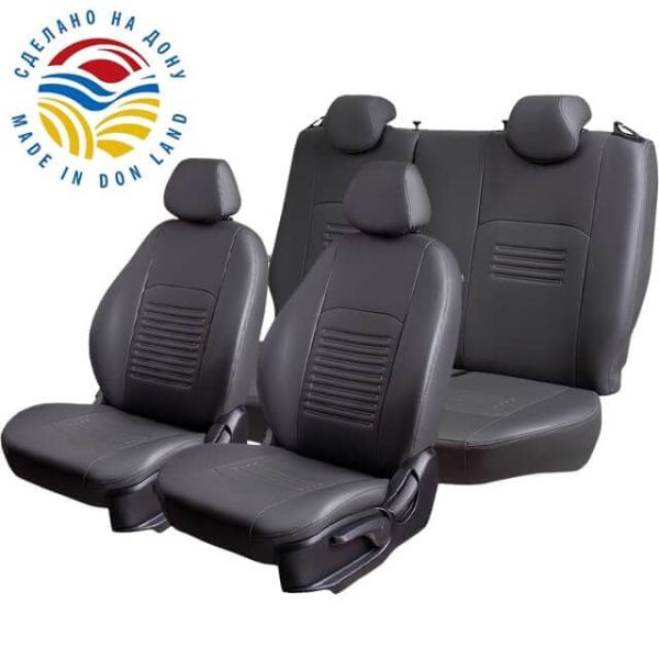 Чехлы Экокожа Турин Классик на Daewoo Gentra